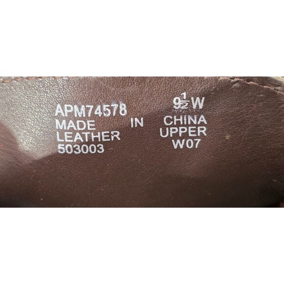 Rockport Leather Moccasin Loafers Driving Moc Brown Slip On Washable Men\'s 9.5 W main image 5
